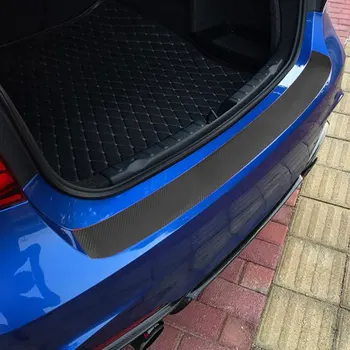 

Car door sill carbon fiber stickers rear guard plate scratch-resistant anti-slip film protection pad trunk pedal universal
