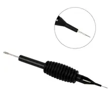 3RL 20 шт Черный Одноразовый зажим для нанесения татуировки капиллярная трубка 3/4 с пистолетной рукояткой наконечник татуировки инструмент, прямые поставки, au10