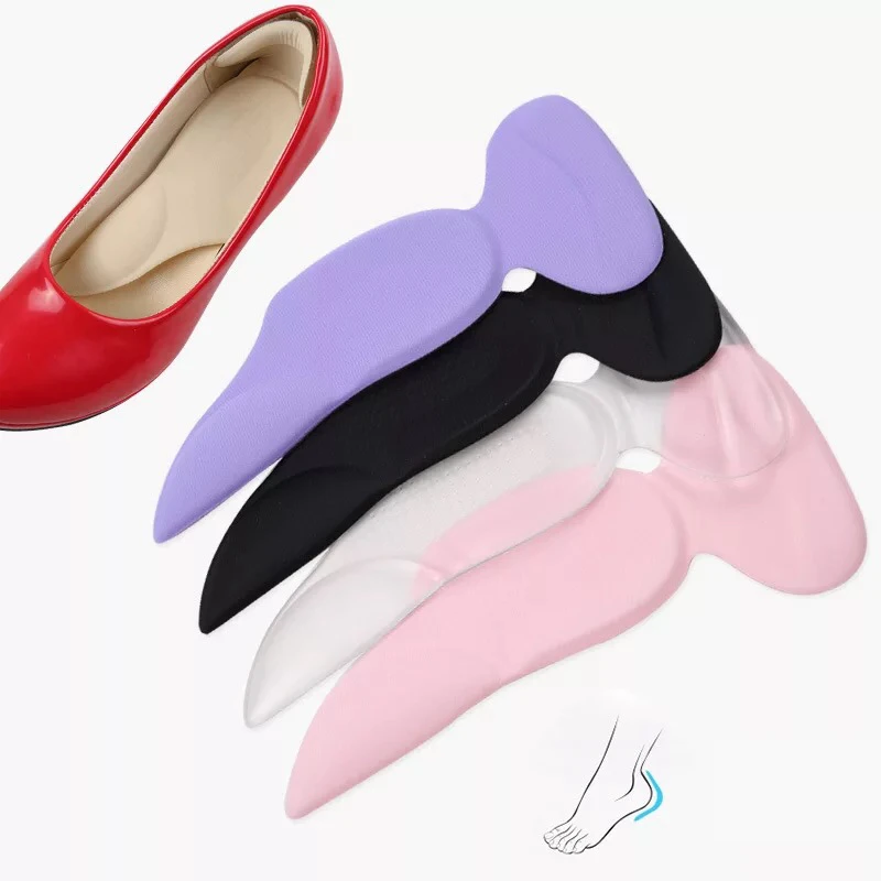 

New Silicone T-Shape High Heel Grips Liner Arch Support Orthotic Shoes Insert Insoles Foot Heel Protector Cushion Pads for Women