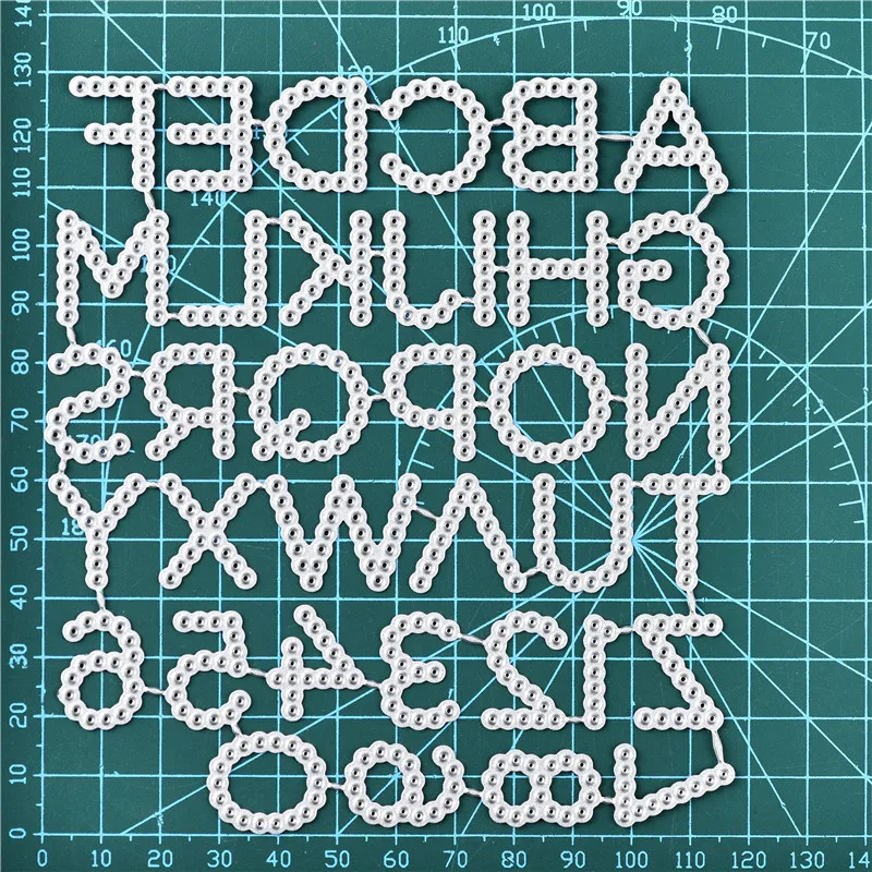 

Naifumodo 26 Alphabet Dies Numerals Metal Cutting Dies New for Card Making Scrapbooking Embossing Die Cut Stencil Craft Dies