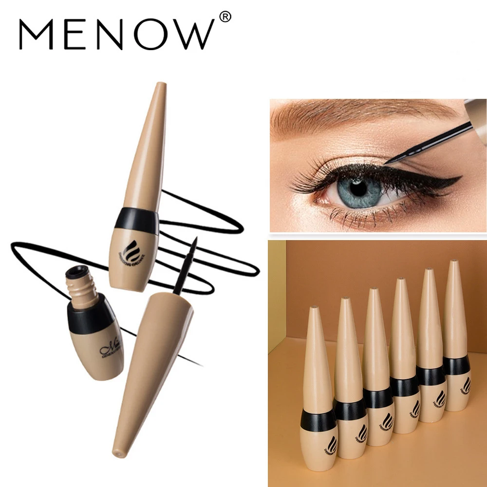 

Women Cosmetic Beauty Black Eyeliner stamp Waterproof Long-lasting Liquid Eye Liner Pencil Pen Makeup Eyeliner delineador