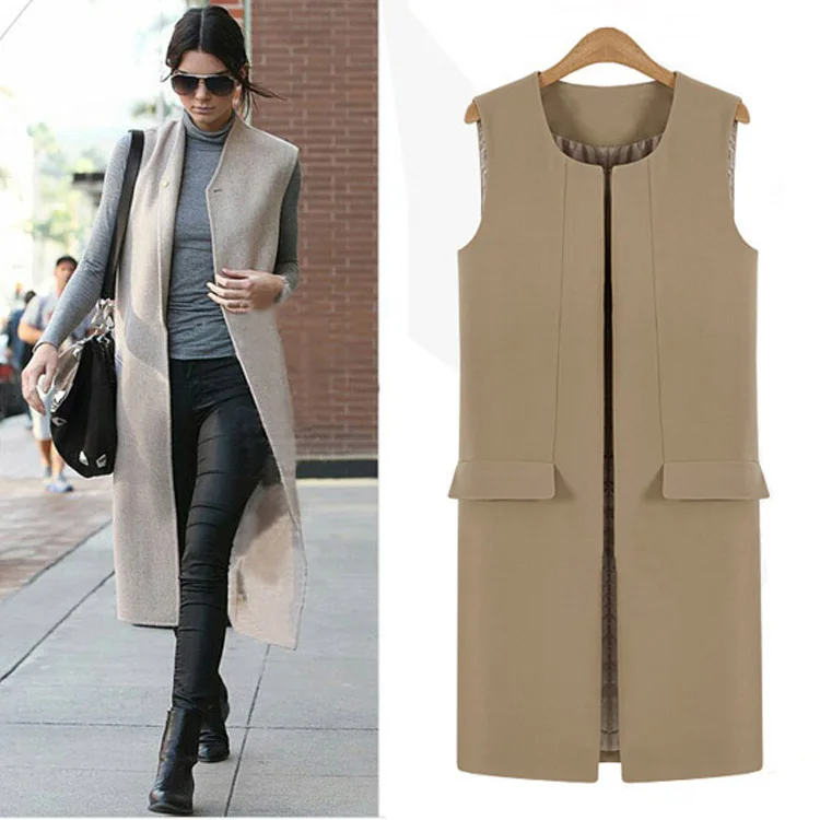 Women, Ladies Sleeveless Jacket - Vests 