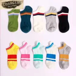 Сезон: весна-лето новый мужские хлопковые носки с закрытым носком носки для девочек красивые дышащие удобные