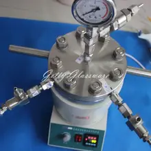 500 мл гидротермальный синтез Автоклавный реактор, резервуар для пищеварения высокого давления, с цифровой установкой и контролируемой нагревательной мантией