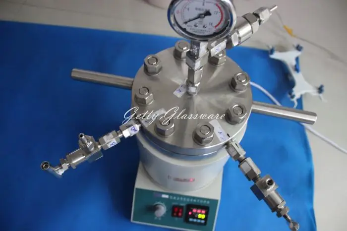 

500ml Hydrothermal Synthesis Autoclave Reactor, High pressure digestion tank, with digital setting&controlable heating mantle