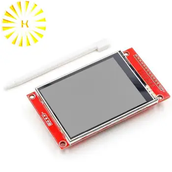 

240x320 2.8" SPI TFT LCD Touch Panel Serial Port Module With PBC ILI9341 2.8 Inch SPI Serial White LED Display with Touch Pen