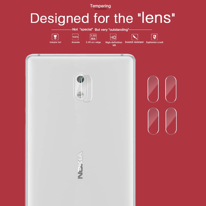 Высококачественное закаленное стекло для объектива камеры Nokia 3 TA-1020 TA-1028 TA-1032 TA-1038