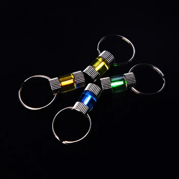 

Tritium Gas Key Chain Acrylic Anti Shock Automatic Luminous Fluorescence Glow 25 Years Without Energy Tritium Gas Light Key Ring