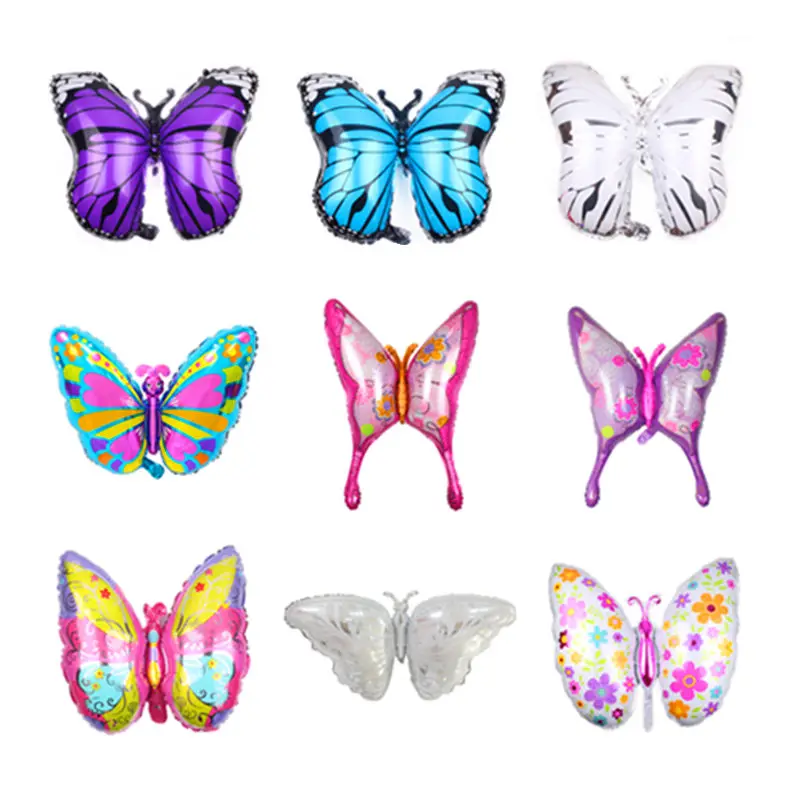 

HDBFH New Shaped Butterfly Aluminum Balloons Children's Festival Party Birthday Decoration Balloons Wholesale