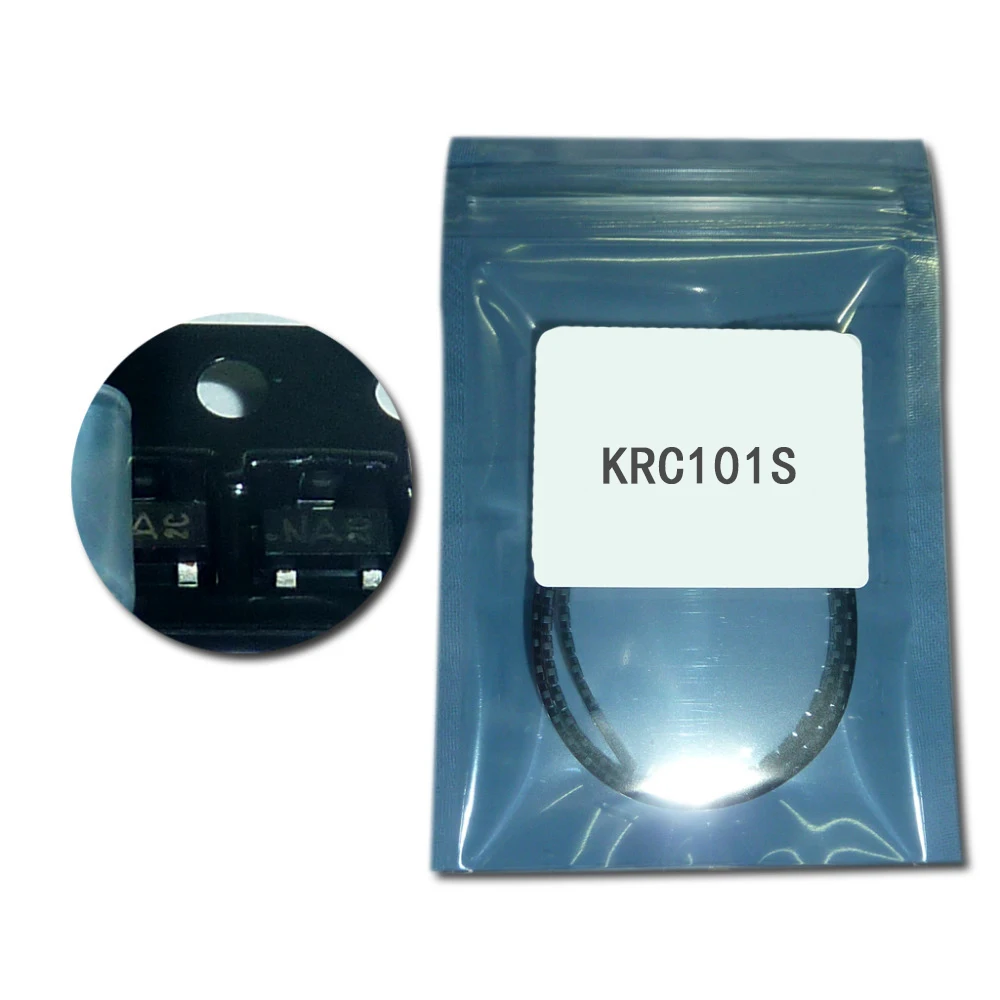 KRC101S NPN биполярное Цифровой транзистор 100mA/0.1A 4 7 К СОТ 23 NA интерфейса коммутатора