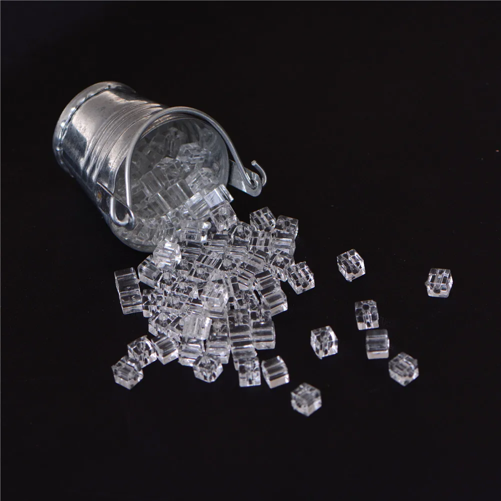 Dollhouse Miniature Bag of Ice Cubes