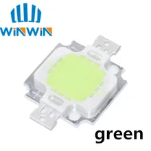 10 шт. 10 Вт светодиодный чип интегрированный высокой мощности 10 Вт светодиодный бисер 10 вт зеленый светодиодный чип 450-540lm 10 Вт светодиодный чип