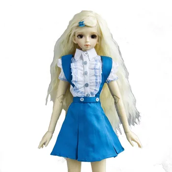 

[wamami] 290# Blue Strap Dress/Short-Sleeved Shirt 1/4 MSD AOD DOD DZ BJD Dollfie
