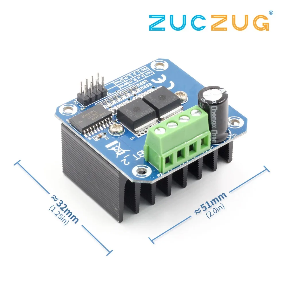 Двойной BTS7960 43A h-мост высокой мощности двигателя модуль драйвера/diy умный автомобиль диагностический ток