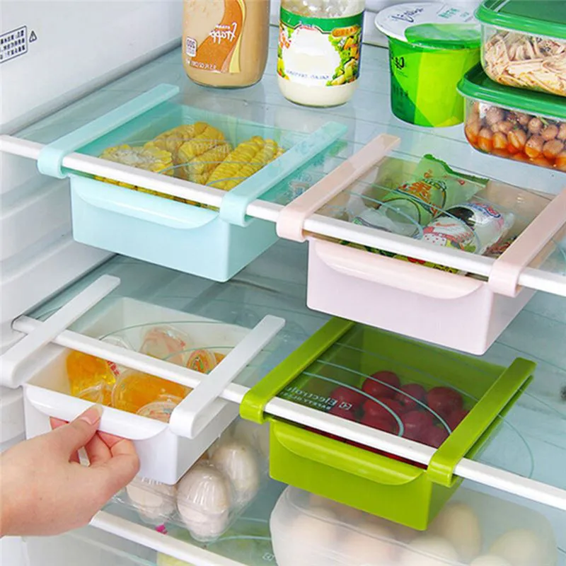 Us 3 59 21 Off Kitchen Fridge Organizer Storage Refrigerator Rack Freezer Shelf Holder Pull Out Drawer Organiser E Saver In Us 3 59 21 Off Kitchen Fridge Organizer Storage Refrigerator Rack Freezer Shelf Holder Pull Out Drawer Organiser E Saver In