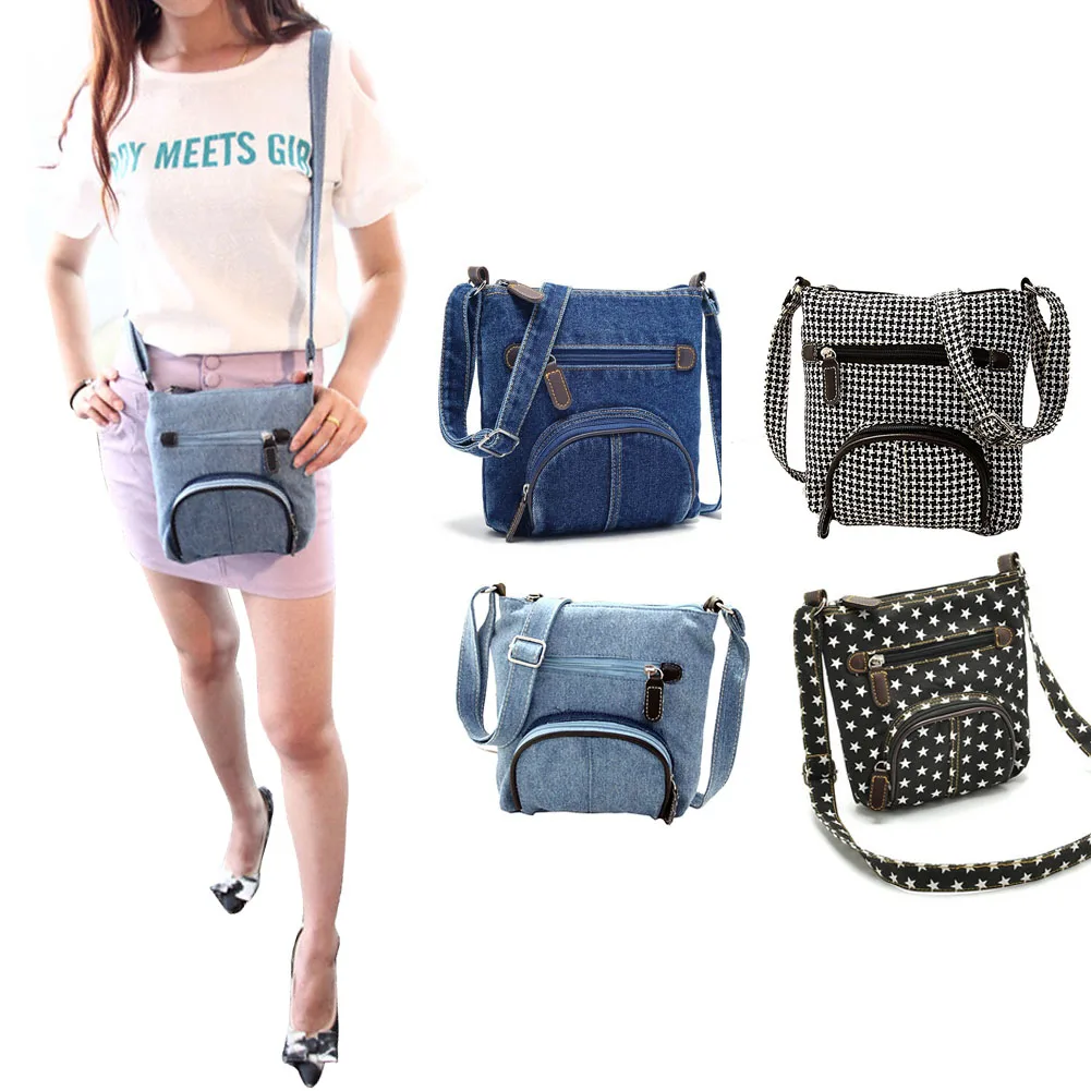 

Cowboy Casual Canvas Women's Messenger Bags Handbag Cross Body Shoulder Bag 4 Colors 2017 WML99