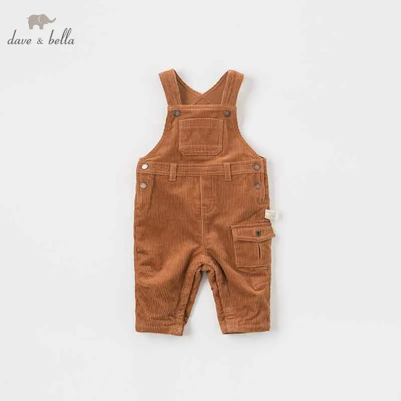 

dave bella winter baby boy solid sleeveless romper infant toddler jumpsuit children boutique romper 1 piece DB8541