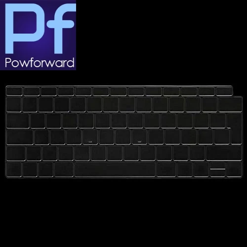 EU/UK Keyboard Cover TPU Keyboard Protector Skin for New MacBook Air 13" 13.3-Inch Touch ID A1932, Release Dust Cover