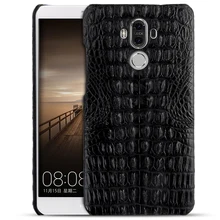 Новинка, 4 цвета, натуральный чехол из крокодиловой кожи для huawei mate 9 5,9 '', чехол из натуральной кожи для телефона huawei mate 9