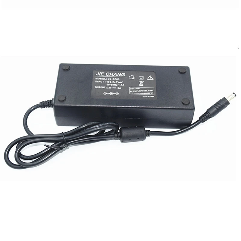 

32VDC strip driver ,100-240Vac input Lighting transformer ,160W 32V5A led power supply ,CE FCC Listed with 5.5*2.1 ,5*5*2.5 port