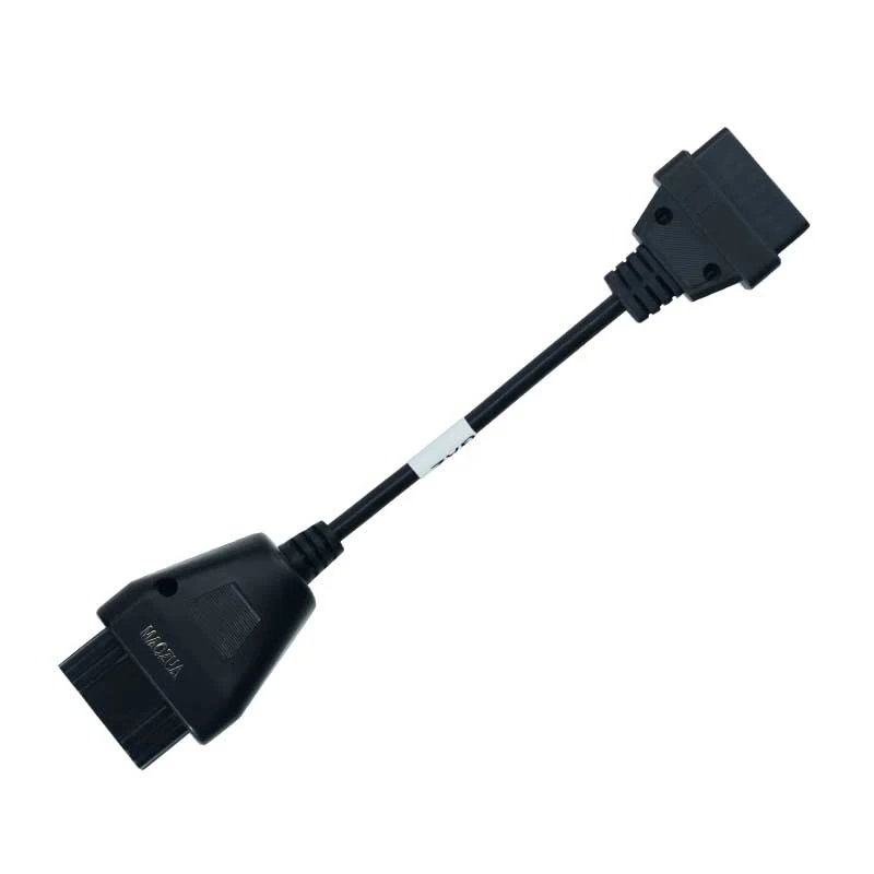 Для ГАЗ 12 контактный 12Pin мужчина к OBD2 OBDII DLC 16 Pin 16Pin Женский адаптер автомобильного