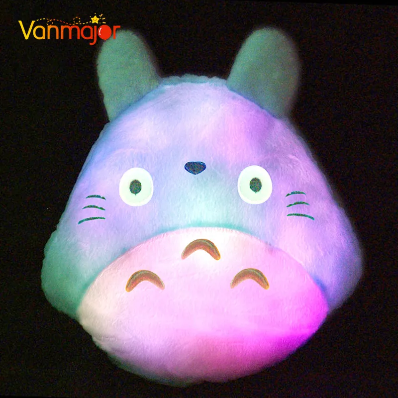 1pc 30cm*34cm New Totoro Led Luminous Plush Pillow Lovely Totoro Toy Stuffed Animal Soft Pillow Christmas Gift Birthday Gift 1pc 30cm*34cm New Totoro Led Luminous Plush Pillow Lovely Totoro Toy Stuffed Animal Soft Pillow Christmas Gift Birthday Gift