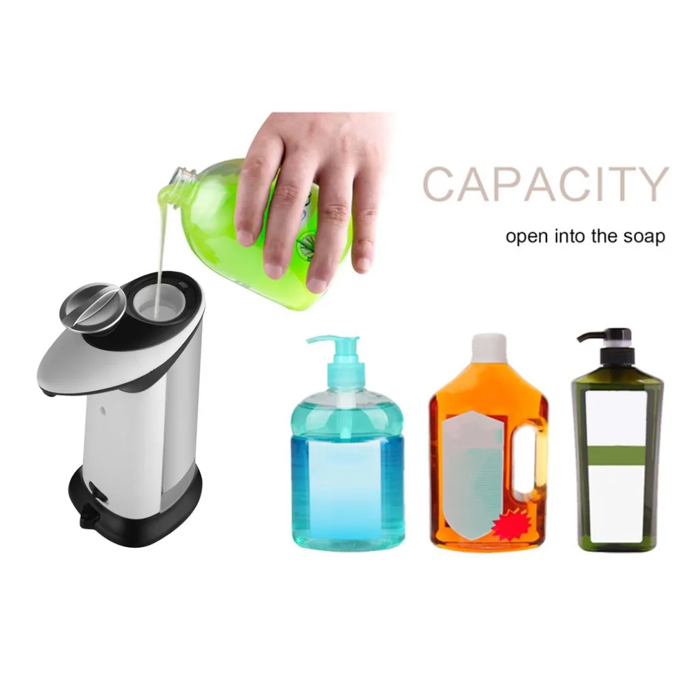 Touchless Infrared Automatic Soap Liquid Dispenser ABS Dispensador 420ml Smart Sensor Sanitizer Kitchen Bathroom Drop Shipping