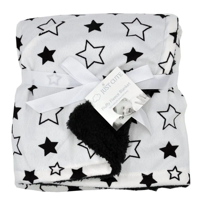 Cute Cartoon Newborn Baby Blanket Coral Fleece Baby Swaddle Super Soft Baby Wrap for Infant Baby Bedding Blanket Size 102cm76cm (20)