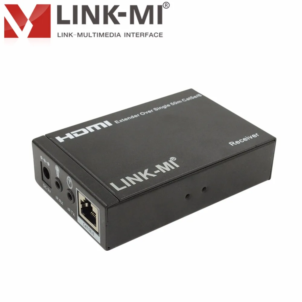 LINK-MI LM-S41-50 quad видео контроллер 4x1 HDMI Multi-Viewer Switcher Extender 50 м по одной Cat5e/ 6 кабель 1920x1080@ 60 Гц