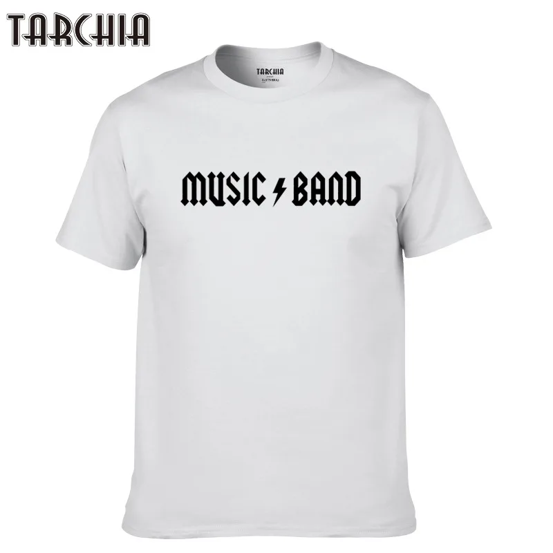 

TARCHIA casual men short sleeve boy new brand t-shirt cotton t shirt music band plus male print top tee homme tshirt 2018