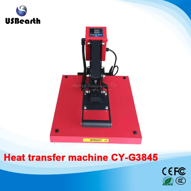 

Plate high pressure heat transfer machine thermal transfer machine 38 * 45T shirt Tang Hua hot drilling machine