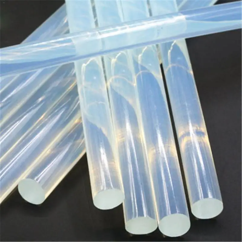

10pcs Hot Melt Glue Stick DIY Super Stick Glue Brute Force Translucence White 7x100mm