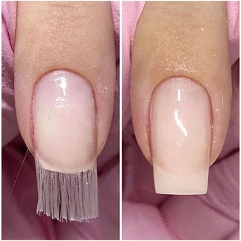 

ELECOOL 30/20/10Pcs Fiberglass Nail Form Acrylic Tips Nail Extension Fibernails Manicure Arts Tools