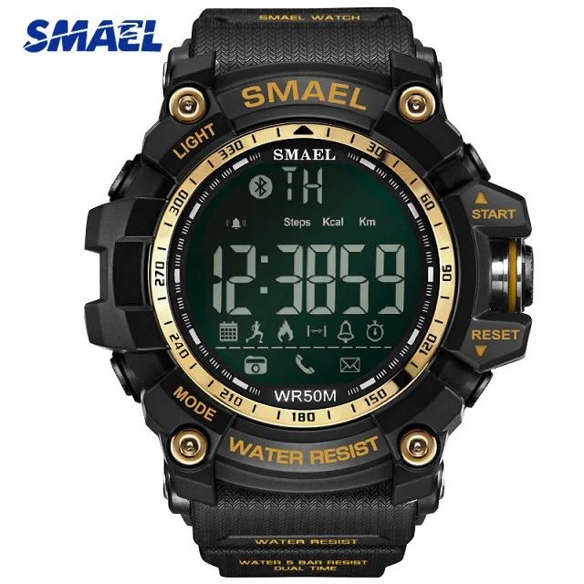 SMAEL Sport Watch Men Top Luxury Brand Military 50M Waterproof Wristwatch Clock Men's LED Digital Watches Relogio Masculino 