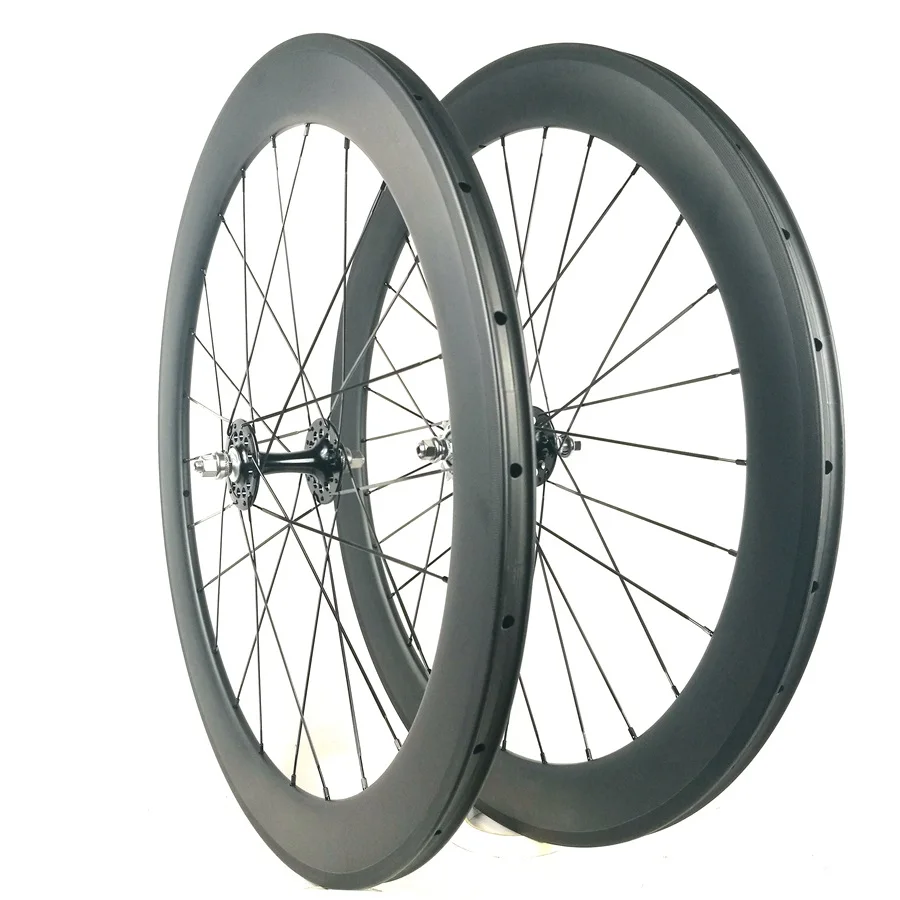 700C углеродное колесо с фиксированной зубчатой передачей 30 мм 38 мм 45 мм 50 мм 60 мм 88 мм Clincher Трубчатые колеса Углеродные дорожки и полевые колеса велосипеда