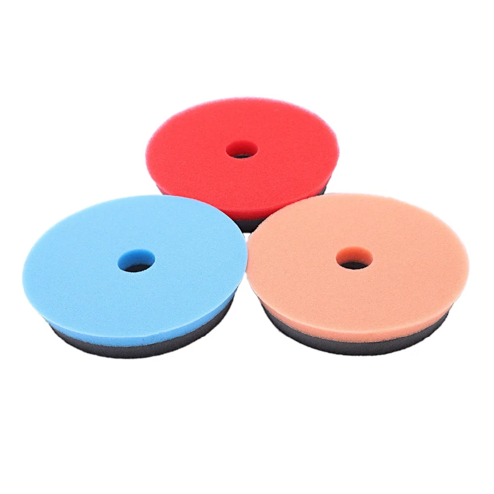 

Hot Sale New 3 Pcs 6 inch (150mm) Compound Polishing Pads Buffing Buffer Pads Sets For DA / RO Dual action Car Polisher Sander