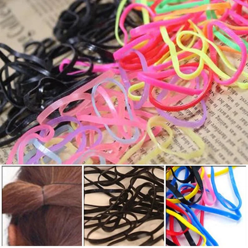 Цветная модная резинка для волос для женщин и девочек, эластичная резинка для волос, стяжки, плетеная веревка, модные аксессуары для волос