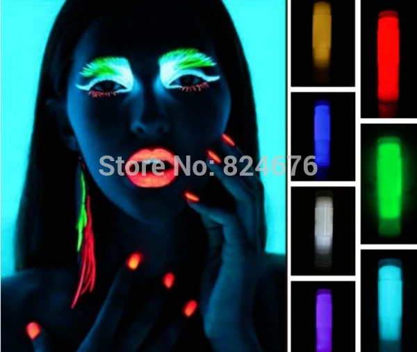 100g Mixed 5 colors Luminous glow powder,,super bright