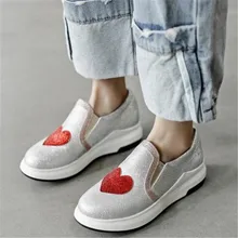 PXELENA/женские лоферы на плоской подошве без шнуровки, Повседневные Удобные туфли-лодочки в форме сердца, весенние дизайнерские женские туфли на плоской подошве, большие размеры 34-43