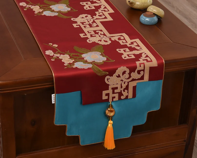 Классический китайский стиль настольная дорожка гостиная чай ТВ кабинетные Чехлы полотенце Модная Современная скатерть домашний декор LFB781