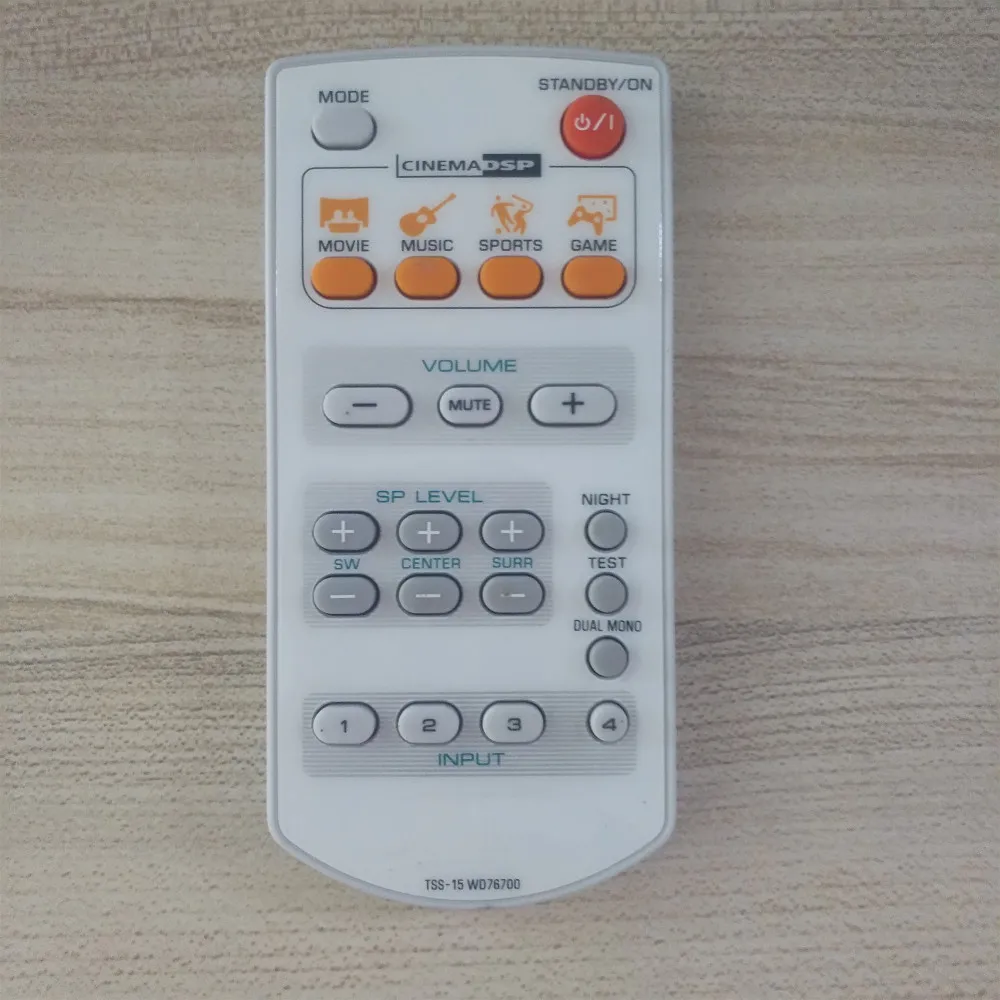 New Original Remote Control Tss15 Wd76700 For Yamaha Home Theater