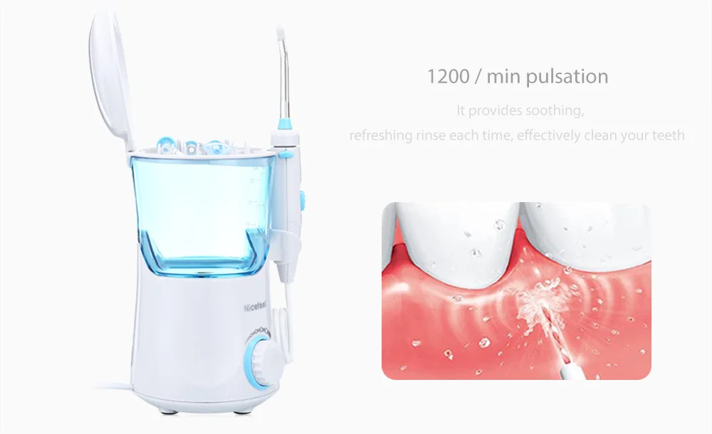 Nicefeel FC169 Dental Flosser Oral Irrigator Water Jet Teeth Cleaner
