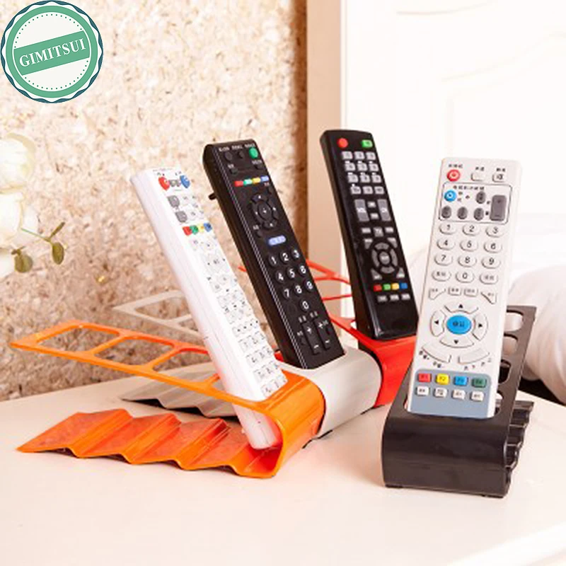 1Pcs Plastic Useful Remote Control Organizer Rack Stand Storage Box