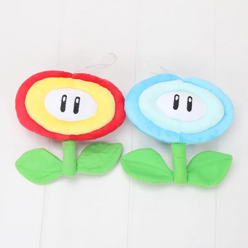 

15CM Super Mario Bros Ice Flower Fire Flower Plush Stuffed Dolls Plush Toys soft toys