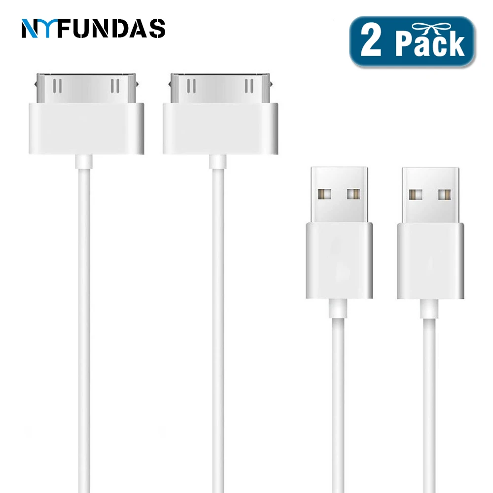 2 шт. usb кабель для зарядки iphone 4|Кабели мобильных телефонов| |
