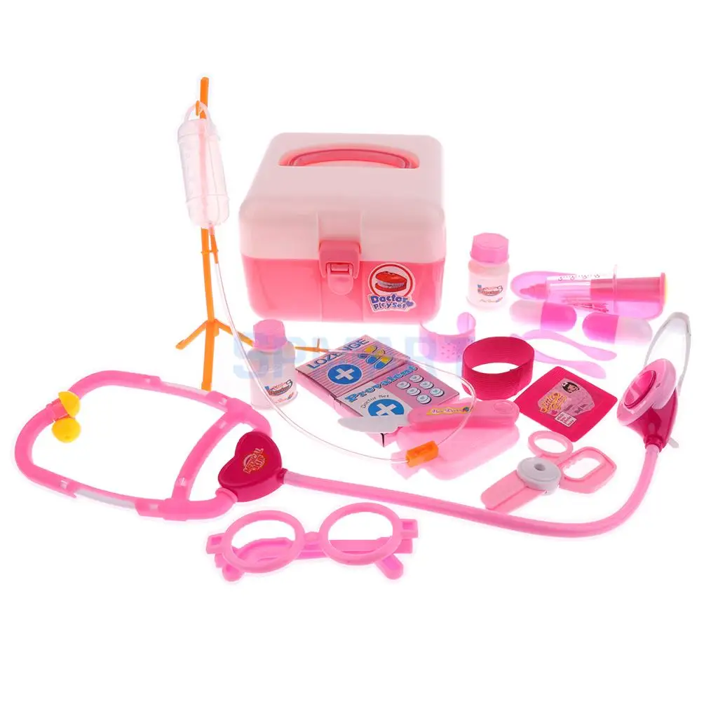 Doctor Nurse Kit for Kids Baby Pretend Doctor Role Play Playset Girls