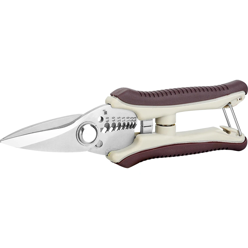 

2018 Ciseaux Free Shipping! 3 In 1 Multi Tool Cable Crimping Wire Stripper Tools Pliers Electric Scissors Cutter Electrician