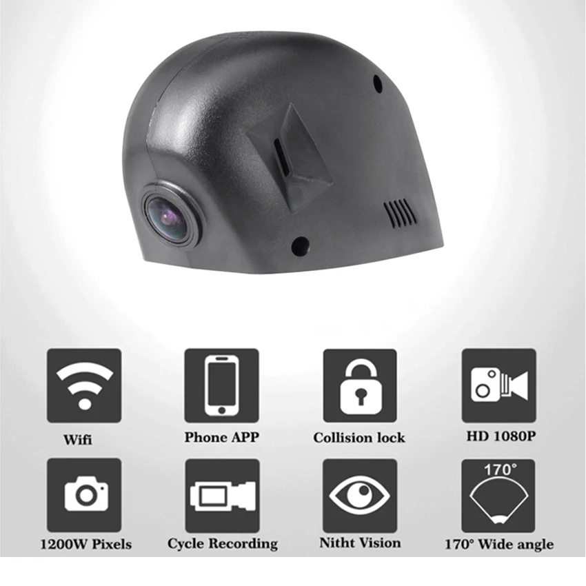Liislee Car DVR Wifi Video Recorder Dash Cam Camera for Volkswagen Golf VII MK7 MQB 5G 2012~2019 Night Vision APP Control Mobile59