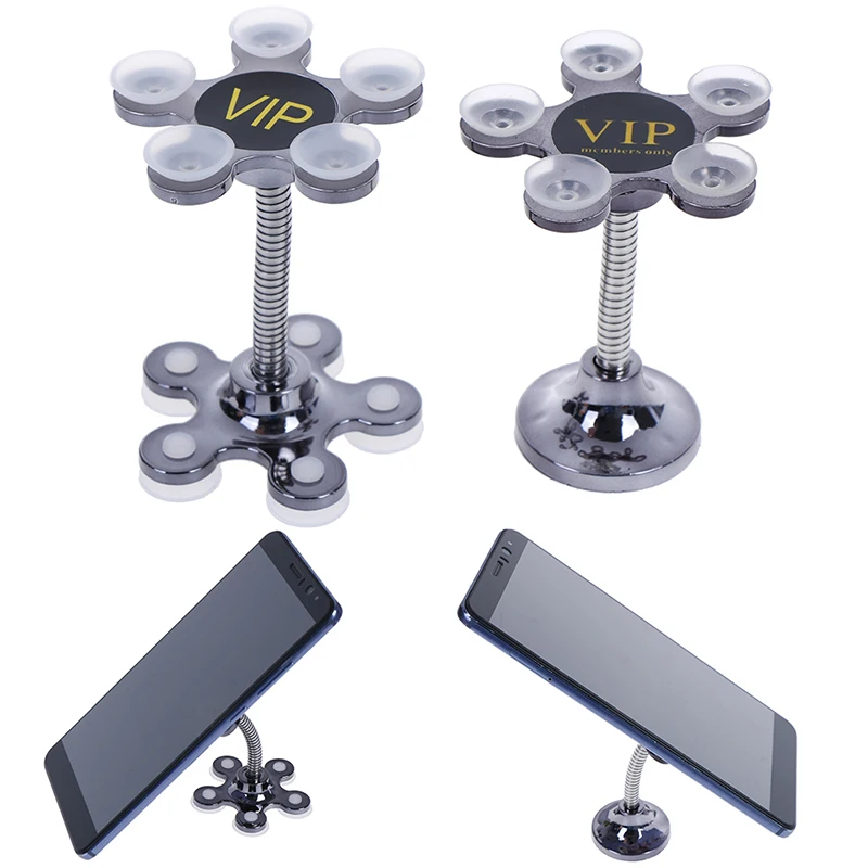 

Sucker Stand Phone Mobile Phone Holder Car Bracket Smartphone Tablets HolderHolder 360 degree Rotatable car Suction Cup