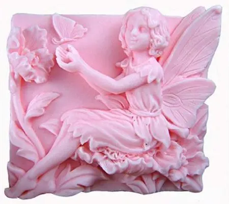Силиконовая форма для мыла Сказочные цветы 2 7 дюйма|craft molds|soap moldmolde diy |